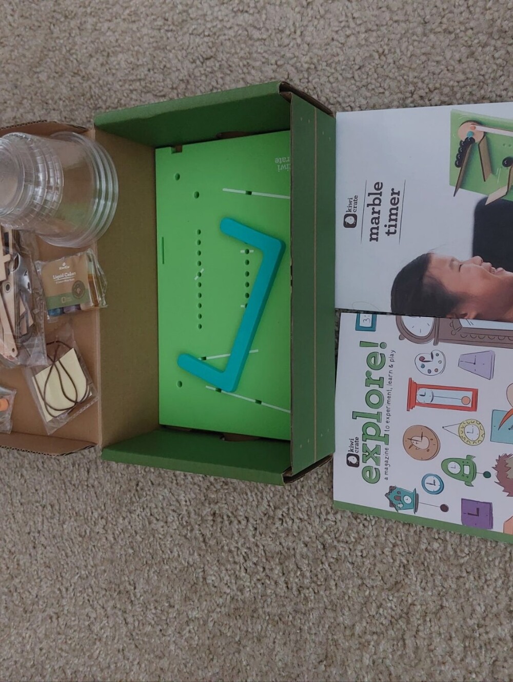 Kiwi Crate Kids Marble Timer New
